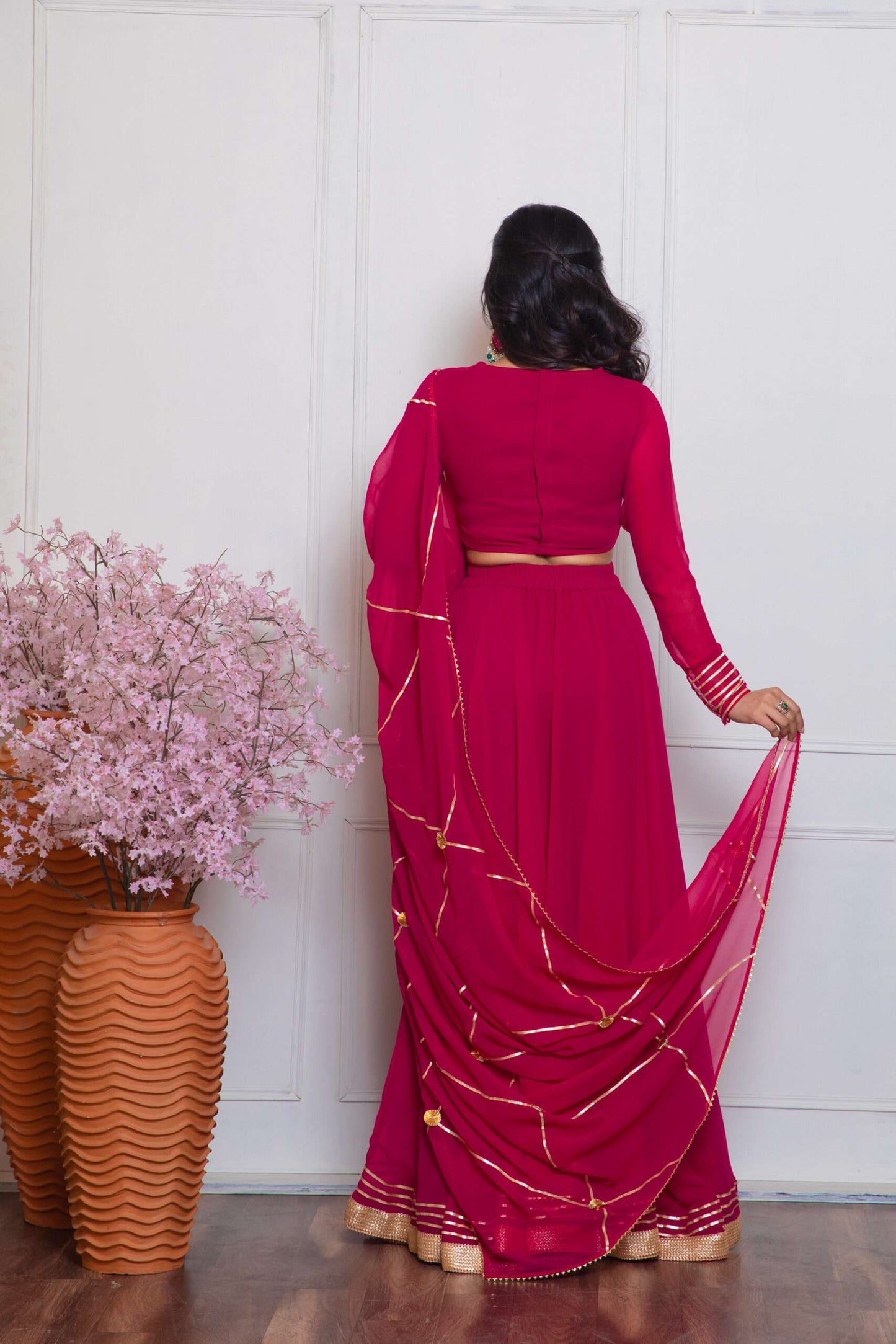 Rani Pink Lehenga Set
