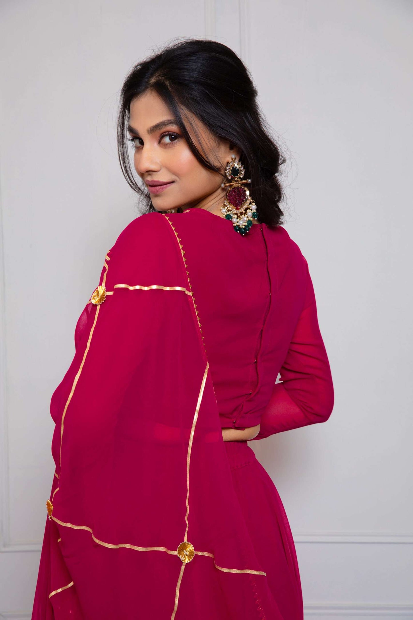 Rani Pink Lehenga Set