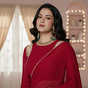 Draped Saree