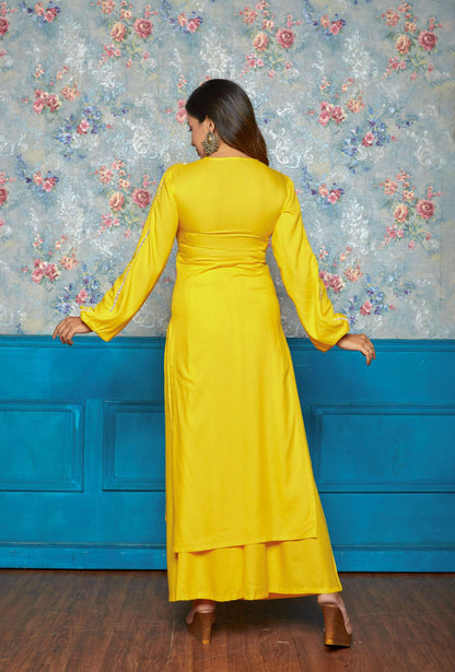 Tulip Yellow Kurta Set