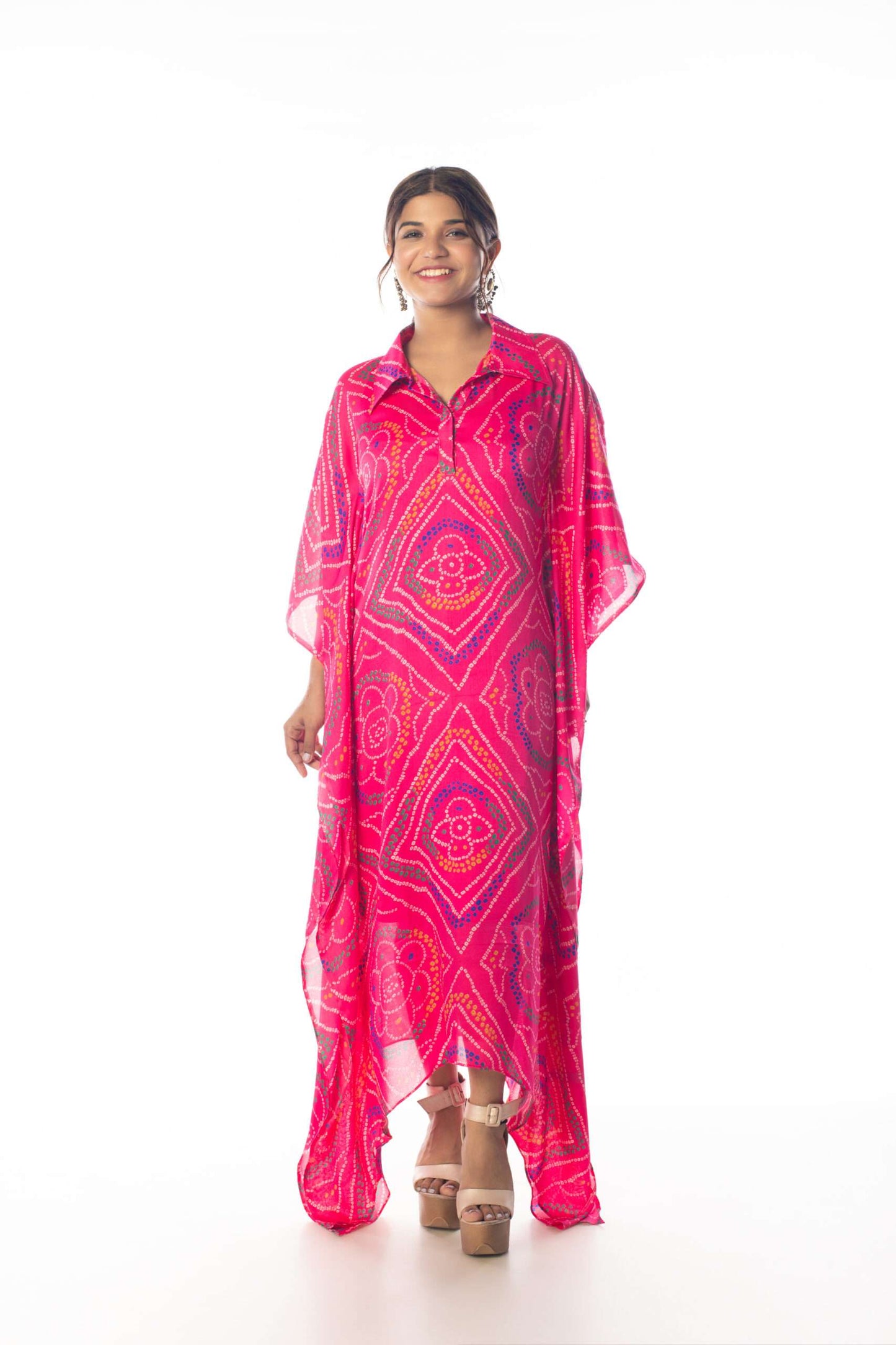 Bubblegum Pink Kaftan