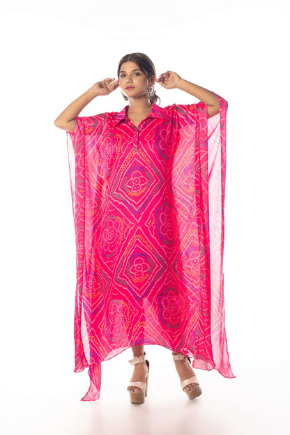 Bubblegum Pink Kaftan