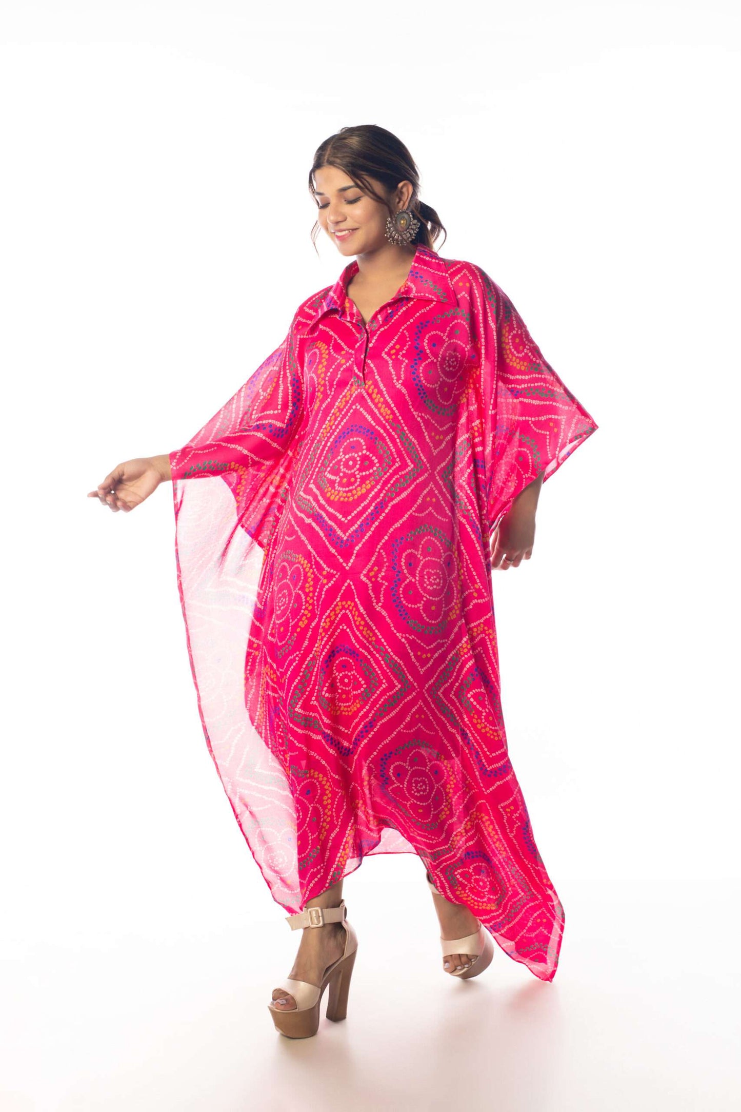 Bubblegum Pink Kaftan