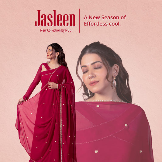 Wimsy Magenta Bandage Anarkali with Dupatta