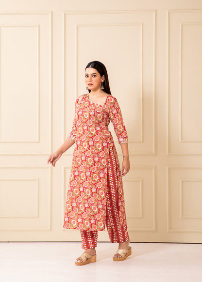 Gul Bahar Printed Coton Kurta Set