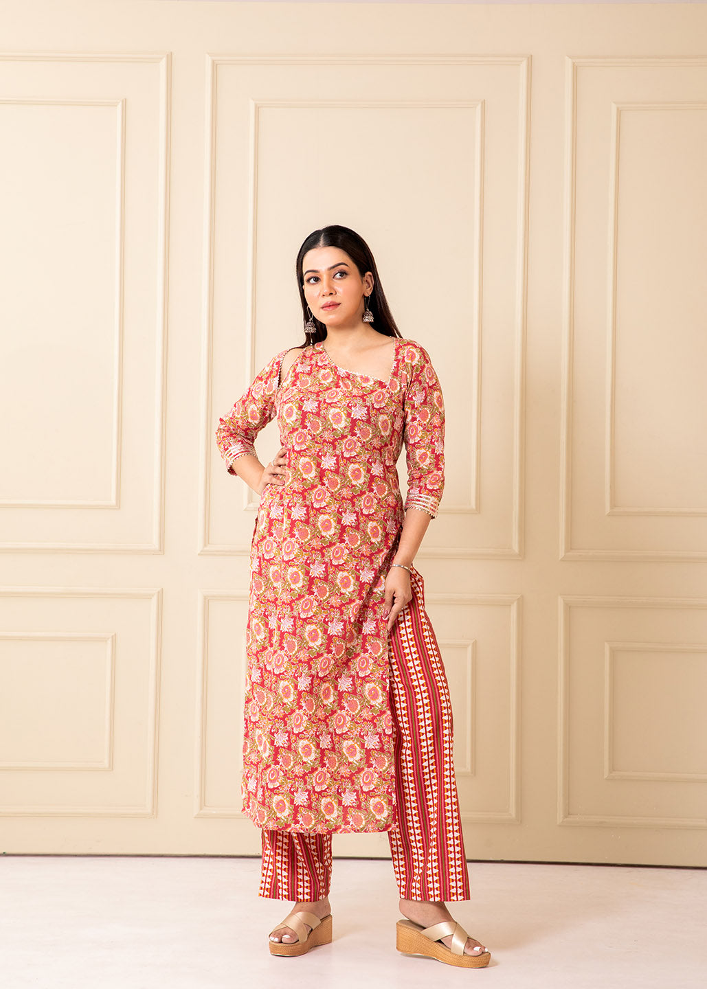 Gul Bahar Printed Coton Kurta Set
