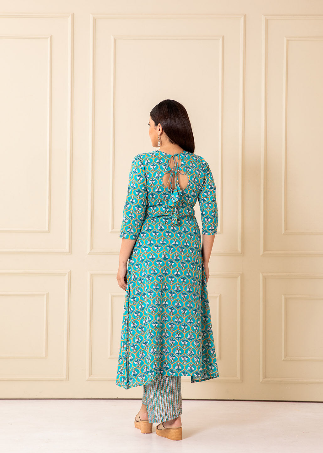 Neel Khawb Cotton Printed Kurta Set