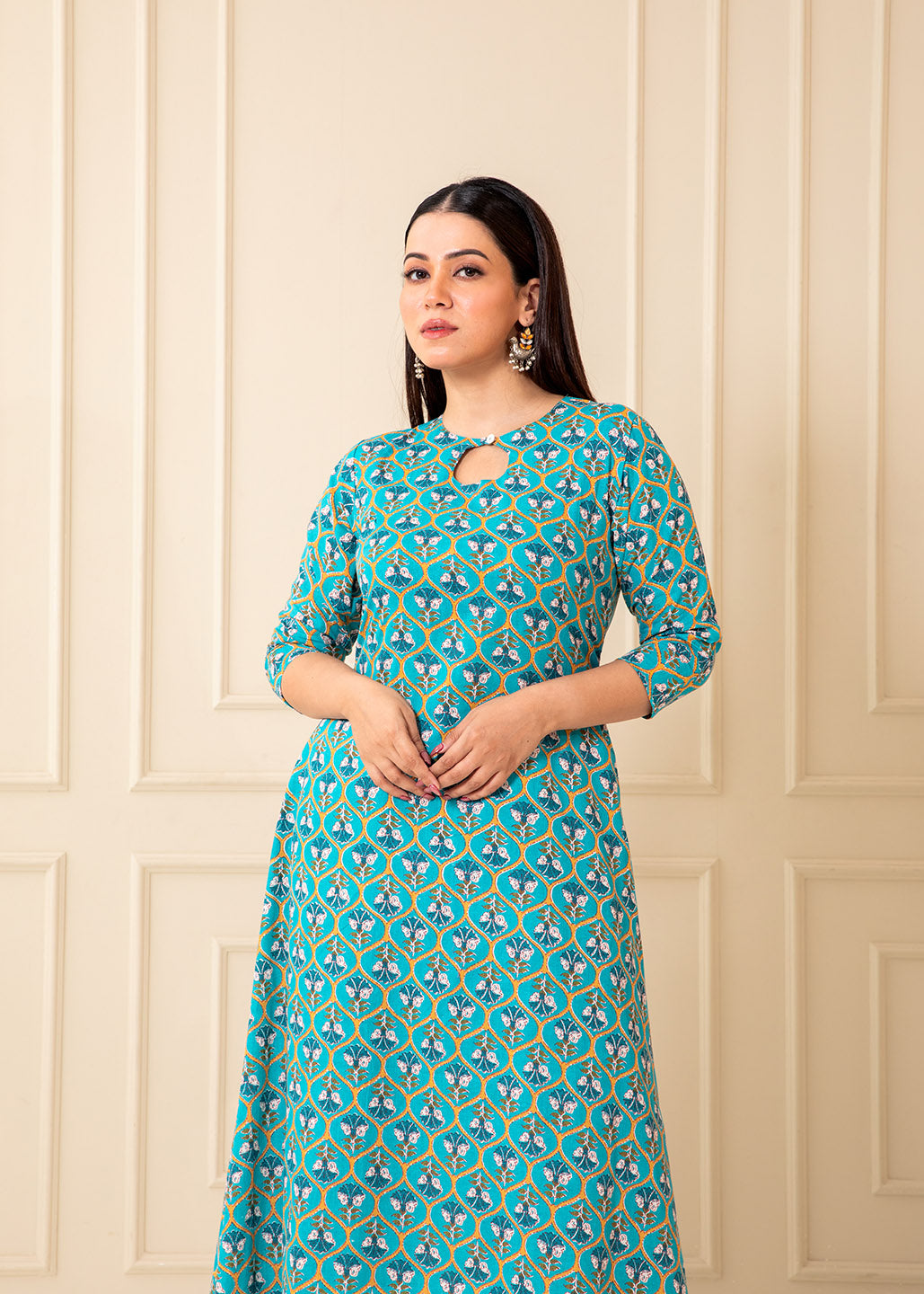 Neel Khawb Cotton Printed Kurta Set